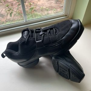 Black Capezio Hip Hop Dance Sneakers